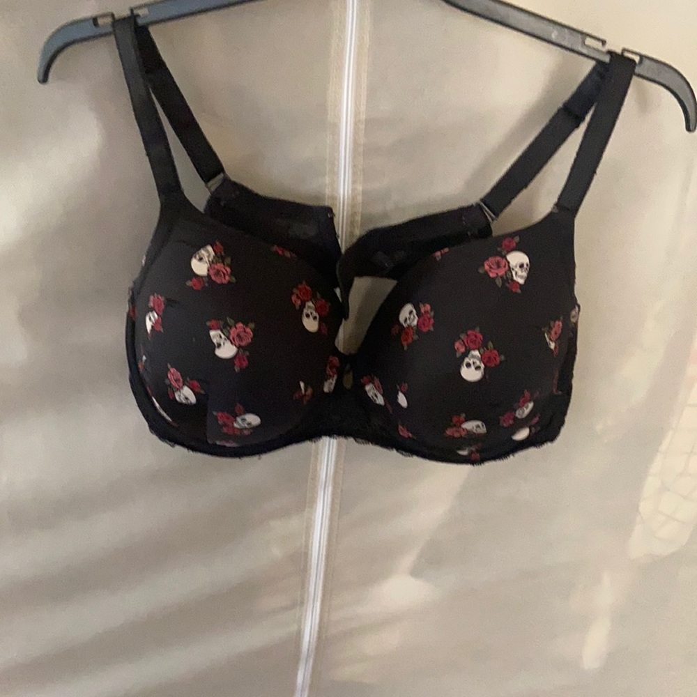 Torrid skull and roses bra